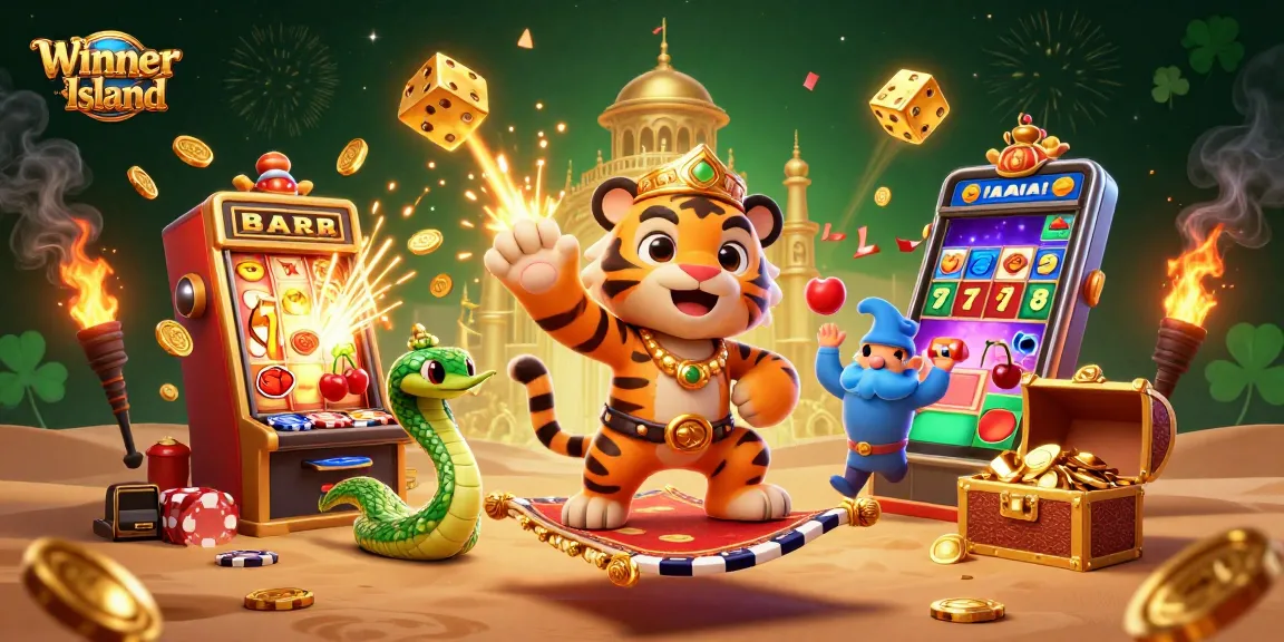 Experience the thrill of Winner Island casino with vibrant action and thrilling game elements.